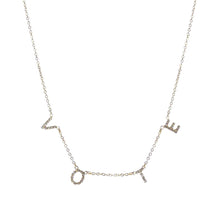 Load image into Gallery viewer, Gold VOTE Station Necklace
