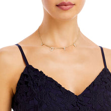 Load image into Gallery viewer, Gold Rhinestone VOTE Necklace
