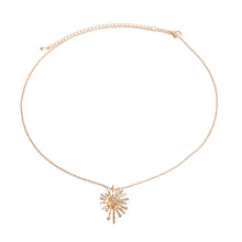 Load image into Gallery viewer, Starburst Pendant Gold Necklace
