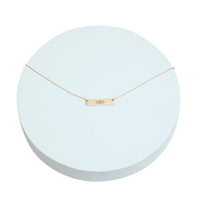 Load image into Gallery viewer, Gold Evil Eye Plate Necklace
