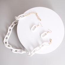 Load image into Gallery viewer, White Rubber Coated Chain Necklace
