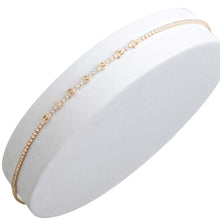 Load image into Gallery viewer, Gold CZ Blessed Tennis Choker
