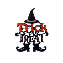Load image into Gallery viewer, Trick or Treat Halloween Black Pin
