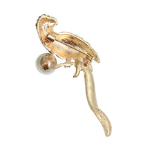 Load image into Gallery viewer, Multi Color Parrot with Pearl Brooch

