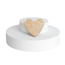 Load image into Gallery viewer, Rainbow Rhinestone Heart Brooch
