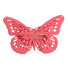 Load image into Gallery viewer, Pink 3D Butterfly Brooch
