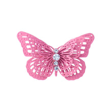 Load image into Gallery viewer, Pink 3D Butterfly Brooch

