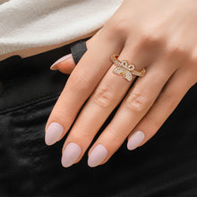 Load image into Gallery viewer, 14K Gold Plated Butterfly Ring
