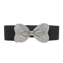Load image into Gallery viewer, Aurbo Bowknot Rhinestone Belt
