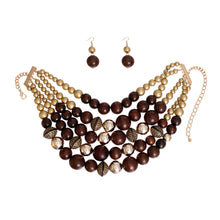 Load image into Gallery viewer, Artisanal Chic Brown Wood Set
