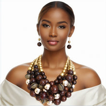 Load image into Gallery viewer, Artisanal Chic Brown Wood Set

