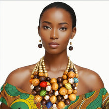 Load image into Gallery viewer, Artisanal Chic Multi-Color Wood Set
