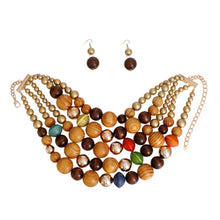 Load image into Gallery viewer, Artisanal Chic Multi-Color Wood Set
