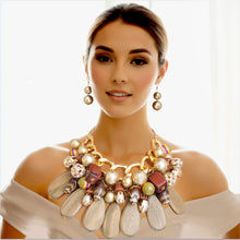 Load image into Gallery viewer, Natural Beauty Stone Wood Bead Set
