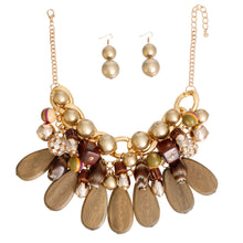 Load image into Gallery viewer, Natural Beauty Stone Wood Bead Set
