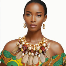 Load image into Gallery viewer, Natural Beauty Stone Wood Bead Set

