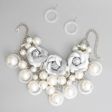 Load image into Gallery viewer, Radiant Silver Rose Pearl Ensemble

