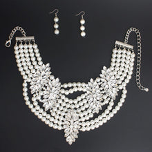 Load image into Gallery viewer, Timeless Draped White Pearl Ensemble

