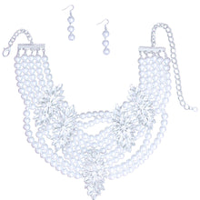 Load image into Gallery viewer, Timeless Draped White Pearl Ensemble
