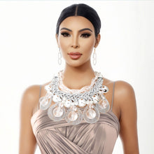 Load image into Gallery viewer, Serenity Silver Chain Marble Ensemble
