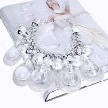 Load image into Gallery viewer, Dazzling Silver Teardrop Cascade Ensemble
