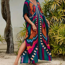 Load image into Gallery viewer, Butterfly Boho Cover Up Dress
