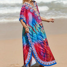 Load image into Gallery viewer, Tribal Boho Cover Up Dress
