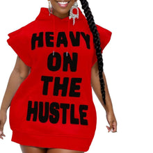Load image into Gallery viewer, Red 2XL Mini Hoodie Dress
