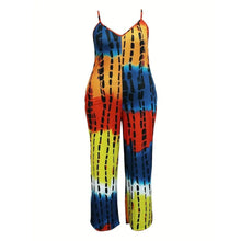 Load image into Gallery viewer, Rainbow Tie Dye 3XL Jumpsuit
