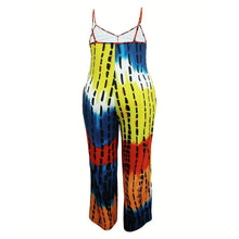 Load image into Gallery viewer, Rainbow Tie Dye 5XL Jumpsuit
