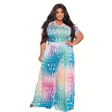 Load image into Gallery viewer, Rainbow 4XL Vogue Jumpsuit
