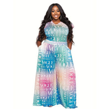 Load image into Gallery viewer, Rainbow 3XL Vogue Jumpsuit
