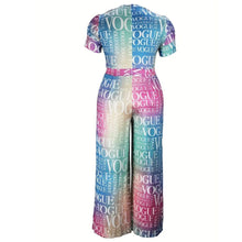 Load image into Gallery viewer, Rainbow 4XL Vogue Jumpsuit
