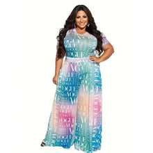 Load image into Gallery viewer, Rainbow 3XL Vogue Jumpsuit
