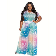 Load image into Gallery viewer, Rainbow 4XL Vogue Jumpsuit

