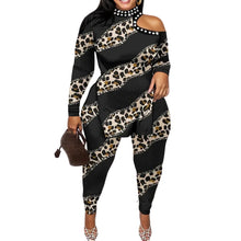 Load image into Gallery viewer, Leopard 4XL Top Pants Set
