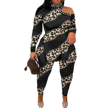 Load image into Gallery viewer, Leopard 2XL Top Pants Set
