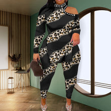 Load image into Gallery viewer, Leopard 2XL Top Pants Set
