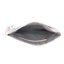 Load image into Gallery viewer, White Snake Flat Clutch
