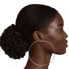 Load image into Gallery viewer, Silver Jumbo Hoop 3 Pcs Set
