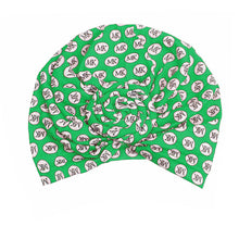 Load image into Gallery viewer, Green MK Circle Twist Knot Turban
