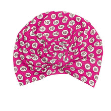 Load image into Gallery viewer, Pink MK Circle Twist Knot Turban
