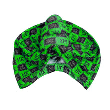 Load image into Gallery viewer, Green MK Tall Twist Knot Turban
