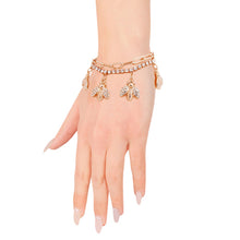 Load image into Gallery viewer, Gold Bee Charm Chain Bracelet
