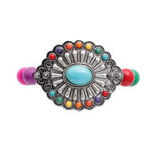 Load image into Gallery viewer, Multi Cracked Bead Turquoise Bracelet
