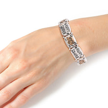 Load image into Gallery viewer, Mixed Metal Happy Camper Engraved Bracelet
