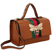 Load image into Gallery viewer, Brown Bee Boxy Satchel Designer Set
