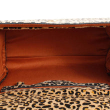 Load image into Gallery viewer, Brown Leopard Fur Boxy Satchel Set
