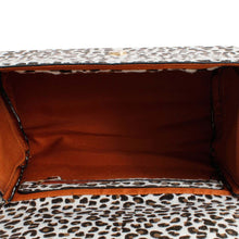 Load image into Gallery viewer, Light Leopard Fur Boxy Satchel Set
