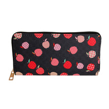 Load image into Gallery viewer, Black Apple Designer Woven Wallet
